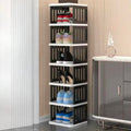 Multi Layer Simple Family Narrow Shoe RackMultielement Open Shoe Storage Rack a Living Room Space Saving Strong Storage Rack