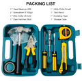 Imported Quality 9 Piece Repair Kit Household Hardware Hand Tool Set Hardware Toolbox Vehicle Emergency Kit Vehicle Emergency Toolbox Screwdriver Portable Tool Kit