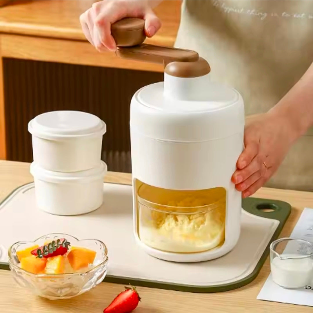 Diy Household Hand-Operated shaved Ice Milk Shake Making Smoothie Machine Kitchen Hand Ice Breaker Mein Mein Ice Shaved Ice