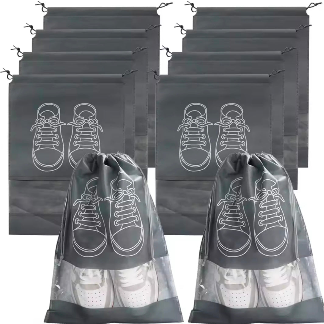 Shoes Storage Bags Closet Organizer Non-woven Travel Portable Bag Waterproof Pocket 692