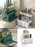 Multi-Functional Kitchen Spoon Fork Chopstick Knife Organizer Saving Kitchen Utensil Organizer Rack Kitchen
