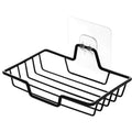 Stainless Steel Wall Mounted Soap Holder No Drill Bathroom Hanger Holder Holds 2 Soap Gift for Halloween Christmas Home Use