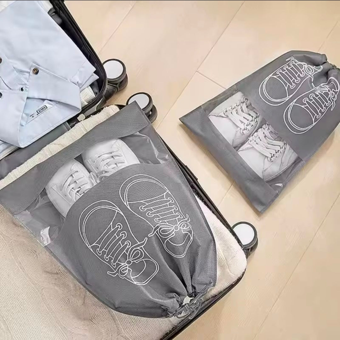 Shoes Storage Bags Closet Organizer Non-woven Travel Portable Bag Waterproof Pocket 692