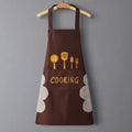 Household Waterproof Oilproof Apron Can Wipe Hands Cooking Baking Cleaning Men and Women Universal Sleeveless Apron