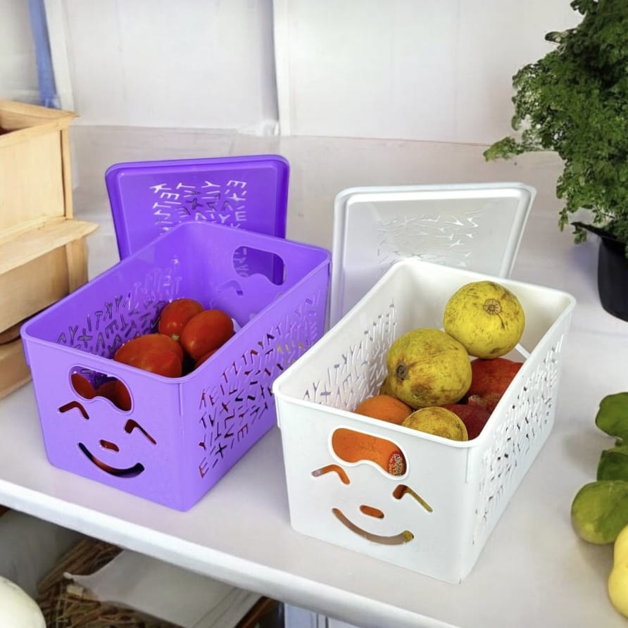 Smile Basket with Cap (3 Pc) Set