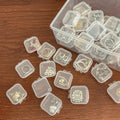 Pack of 10 Plastic Mini Jewellery Boxes – Storage & Gift Packaging
