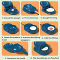 2 in1 Dumpling Maker DIY Kit Wrapper Presser Dough Pressing Ideal for Home Cooking Dough Skin Molder Machine Kitchen Gadgets