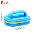 Scrub Brush With Handle Multi Surface Sponge Cleaner for Bathtub Tile kitchen Bathroom Heavy Duty Cleaning Tool