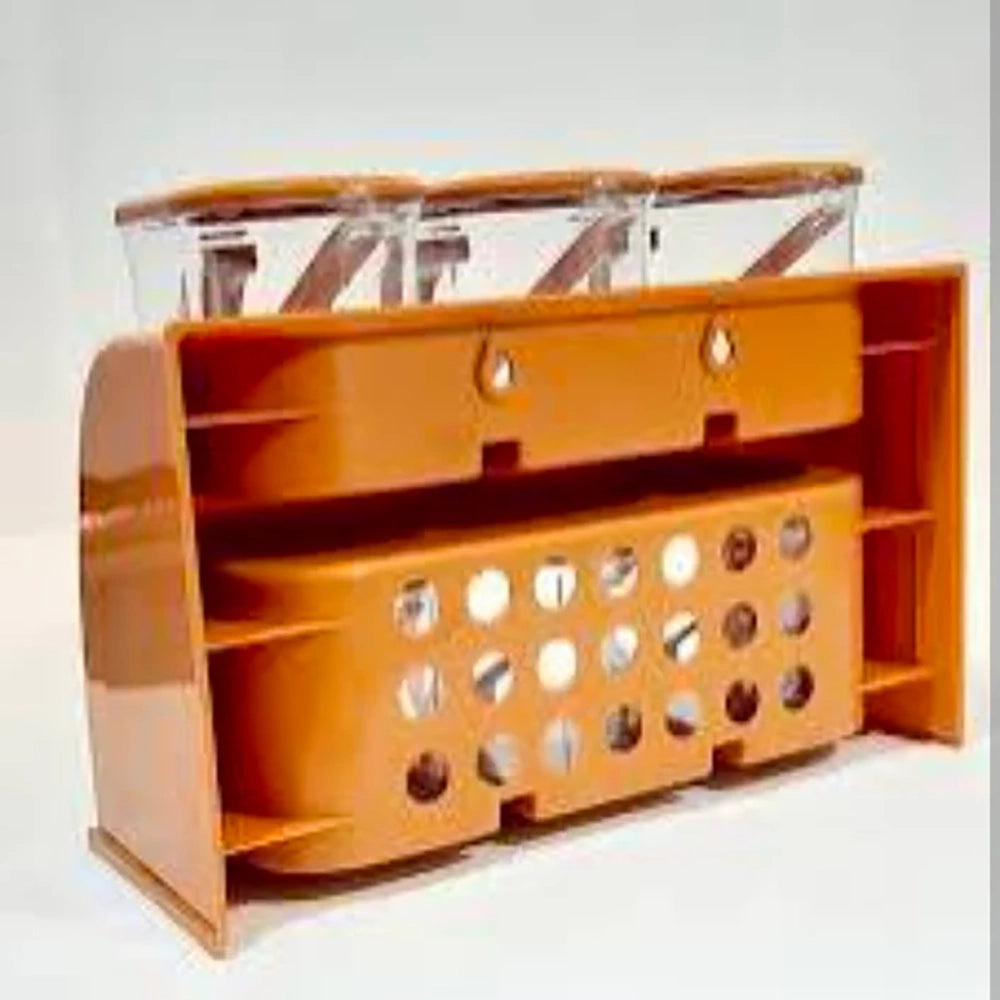Cooking Joie Plus 6 Pcs Kitchen Spice Jar Organizer Rack