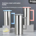 Korean Style Stainless Steel Cold Water Pot 1.6L Single Layer Juice Tea Pot for Restaurant Home Hotel Gift