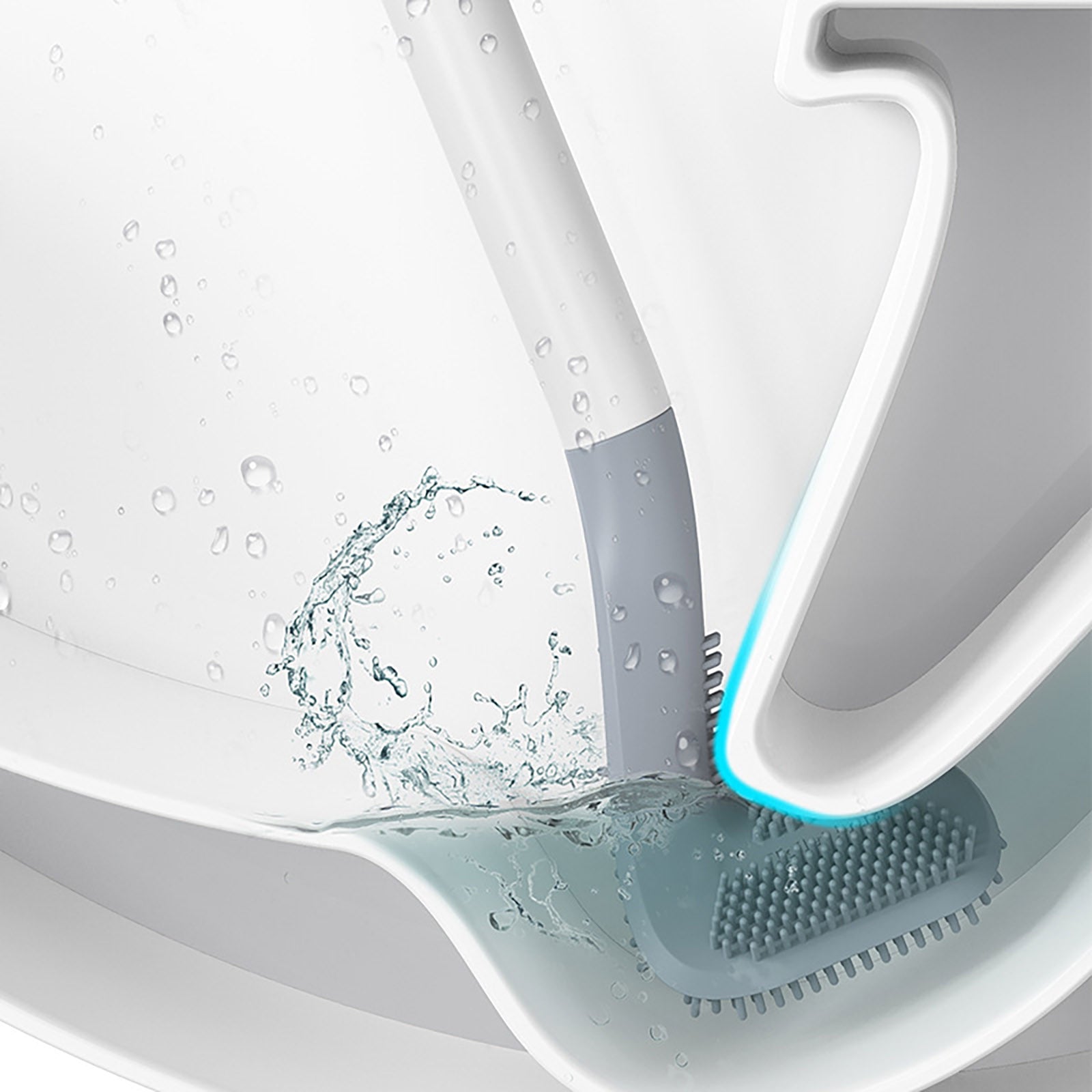Silicone Bristle Golf Toilet Brush