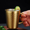 300ml Multifunction Coffee Mug Metal Drinking Cup Creative Design for Tea Milk Soup Breakfast Hot Drinks Water Cup Container