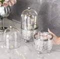 Cosmetics Luxury Storage Box Mekup Brush High-end  Storage Box Rotating Dust-Proof Dressing Table Storage Bucket Acrylic Box