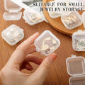 Pack of 10 Plastic Mini Jewellery Boxes – Storage & Gift Packaging
