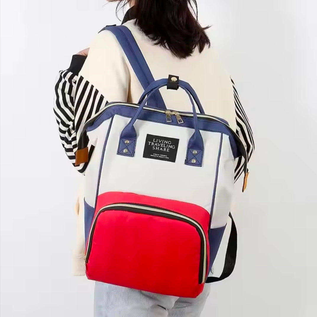 DHDH Diaper Bag Mummy Backpack Large Capacity Bag Mom Baby Multi-function Waterproof Outdoor Travel Diaper Bags For Baby Care