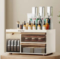 7 Area Cosmetics Separate Storage Box High-end Desktop Storage Rack Dressing Desktop Style Skincare Drawer style Storage Cabinet