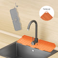 Silicone Faucet Mat – Kitchen Sink Splash Pad with Drainage