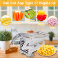 Multifunction Manual French Fries Steel vegetable Cutter Tool Fast Cutting With 2 Blades for Home Kitchen Restaurant