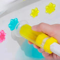 Flowers Gel Toilet Freshener Bowl Cleaner Flower Fragrance Air Perfume Aromatic Closestool Toilet Deodorizer Cleaning