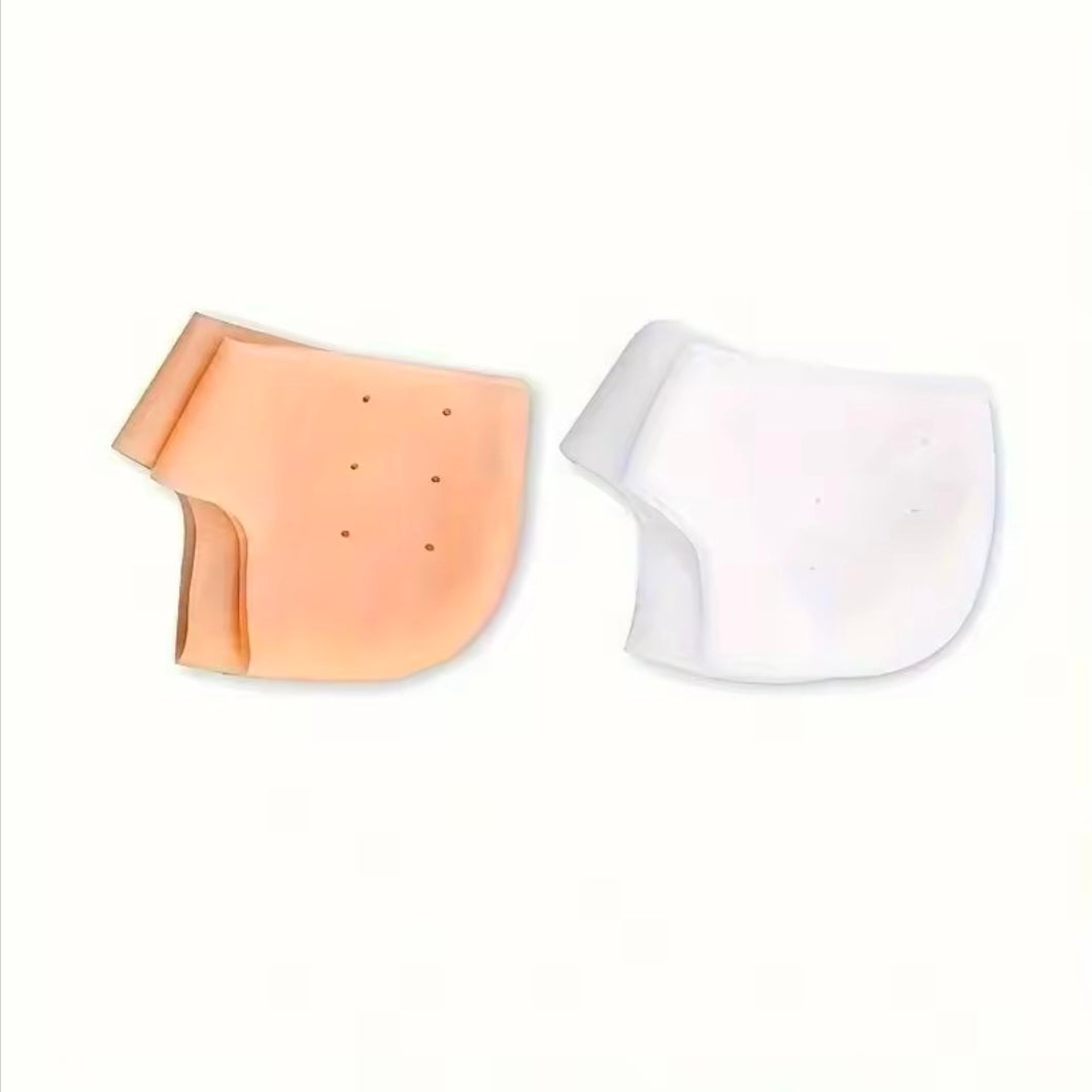 1 Pair Silicone Rubber Gel Socks Anti Cracking Liner Heel Socks Elastic Silicon Moisturizing Foot Skin Care Heel Foot Protection