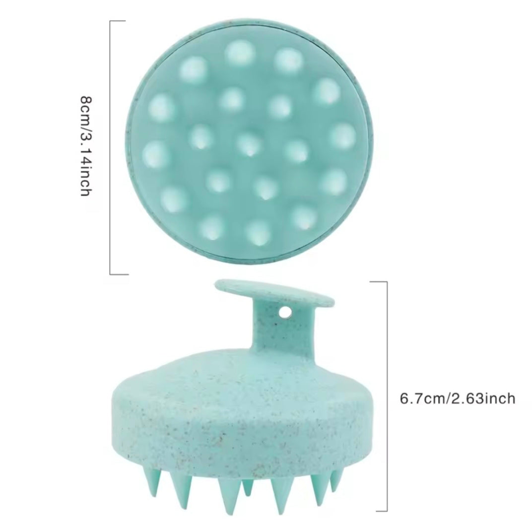 Silicone Shampoo Brush Head Scalp Massage Comb Hair Washing Comb Body Message Brush Bath Shower Brush Salon Hair Dressing Tool