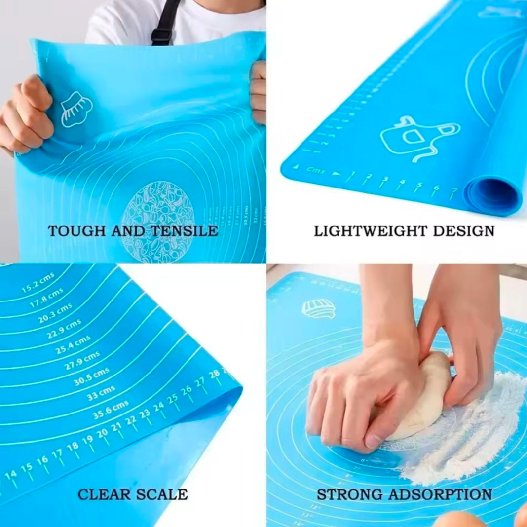 Silicone Baking Mats Sheet Pizza Dough Non-Stick Maker Holder Pastry Kitchen Accessories Cooking Tools Utensils Bakeware