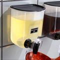 550ml Mouthwash Dispenser for Bathroom Clear Wall Mounted Mouth Wash Container Oil Dispenser for kitchen for kids and Adults