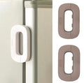 Household Refrigerator Lock Freezer Door Lock Toddler Chicken Cabinet Safety Lock Security Latch Anti Pinching Safety for Baby