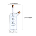Transparent Glass Oil Bottle Oil And Vinegar Cruet Glass Grape Cluster Bottle For Cooing