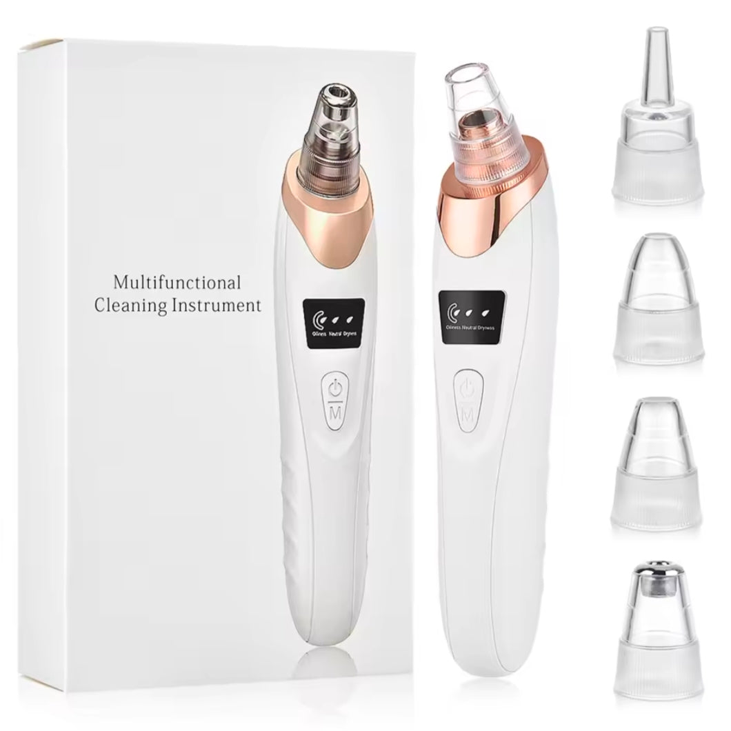 Blackhead Remover Nose T Zone Pore Vacuum Acne Pimple Removal Vacuum Suction Tool Facial Diamond Dermabrasion Machine Face Clean