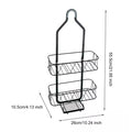 Hanging Shower Organizer Bathroom Shelf With Soap Holder Metal 3 Layers Shower Storage Shelves Bathroom Accessories Storage Rack
