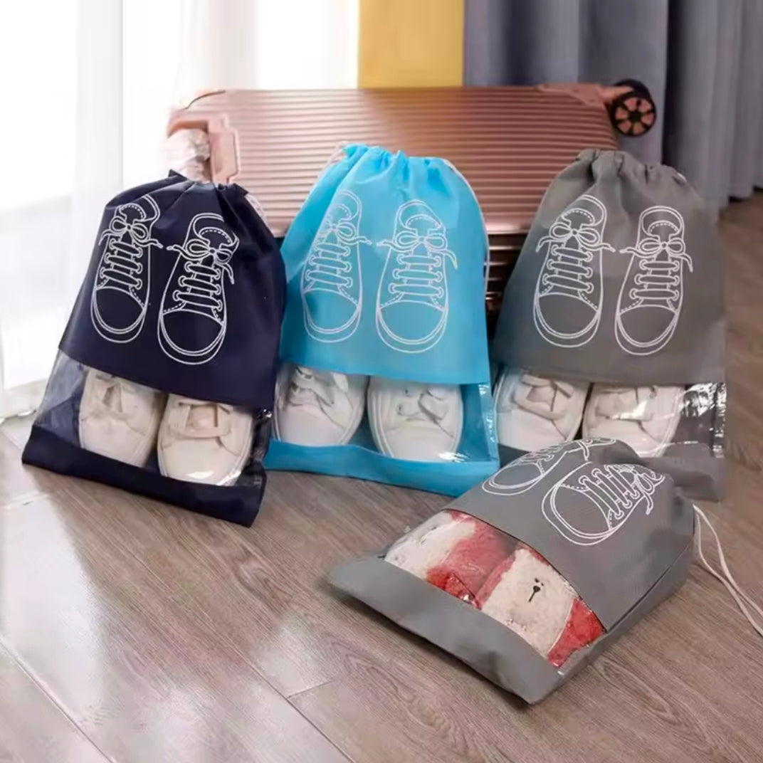 Shoes Storage Bags Closet Organizer Non-woven Travel Portable Bag Waterproof Pocket 692