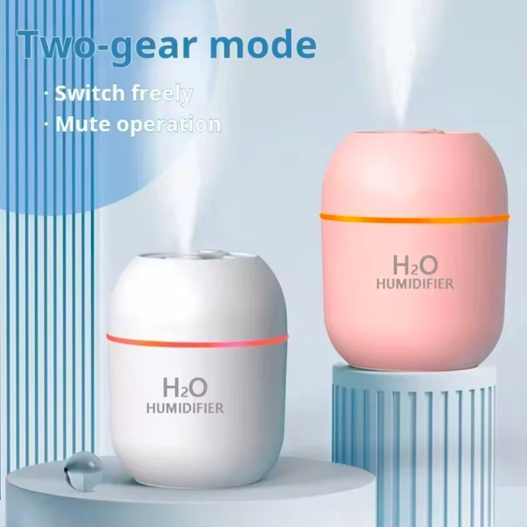 Mini USB Portable Air Humidifier with Colorful Atmosphere Light New Model Cross-Border Popular Small Air Humidifier for Office