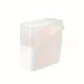 Japanese Style Tilted Transparent Lid Storage Box Cheese Tea Coffee Storage Organizer Small Item Classification Container