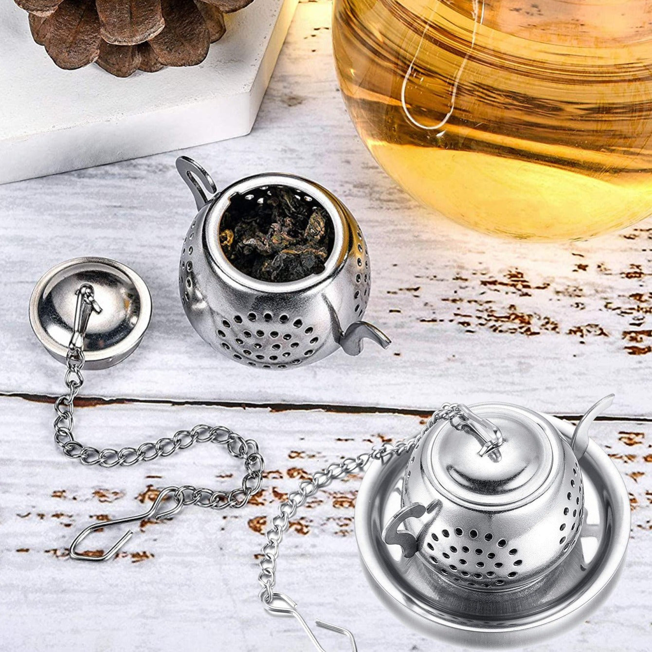 Stainless Steel Kettle Shape Infuser