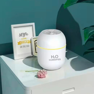 Mini USB Portable Air Humidifier with Colorful Atmosphere Light New Model Cross-Border Popular Small Air Humidifier for Office