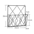 Metal Wall Mounted Magazines Newspaper Storage Rack for Home Office Books Newspapers Files Folder Desktop Tabletop Display Stand