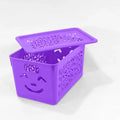 Smiley Basket With Cap Plastic 1 Pcs