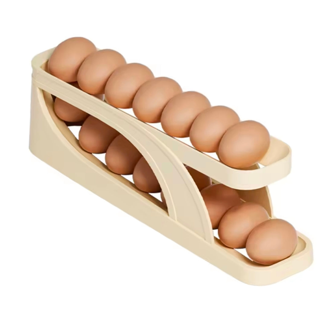 Double Layer Egg Storage Box Space-Saving Egg Tray Egg Holder for Home Refrigerator Kitchen Accessories Kitchen Gadgets