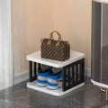 Multi Layer Simple Family Narrow Shoe RackMultielement Open Shoe Storage Rack a Living Room Space Saving Strong Storage Rack