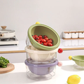 Layer Colander Home Decoration kitchen container Multifunctions for Healthy Fruit Washer