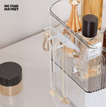 High-End Rotating Makeup Organizer with Mirror for Brushes & Lipsticks