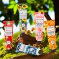Meidian Fruit Fragrance Hand Cream Bag Set 5-Pack Moisturizing and Hydrating Hand Cream Set Autumn and Winter Prevents Dryness and Cracking Hand Care Cream Set Skin Softening and Nourishing Hand Moisturizing Cream Combination Pack Christmas Gift Birthday