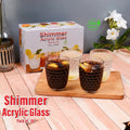 Shimmer Acrylic Glass (6 pcs)