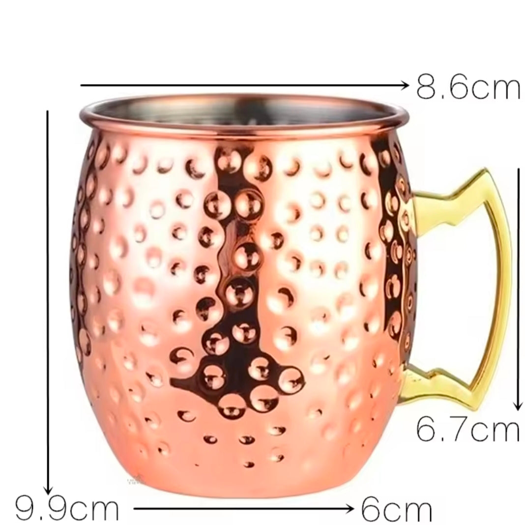 1PC 530ml Stainless Steel Moscow Mule Mug Kitchen Bar Beer Cup Coffee Mug Drinkwares Cup