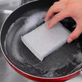 Set for 4 New-Scratch Pot Scrub Sponges - Dishwashing & Household Cleaning