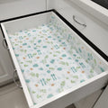 Reusable Drawer Mat Contact Paper Cabinet Liner Moisture-proof Waterproof Dust Proof Non-Slip Kitchen Table Shelf Liner Pad