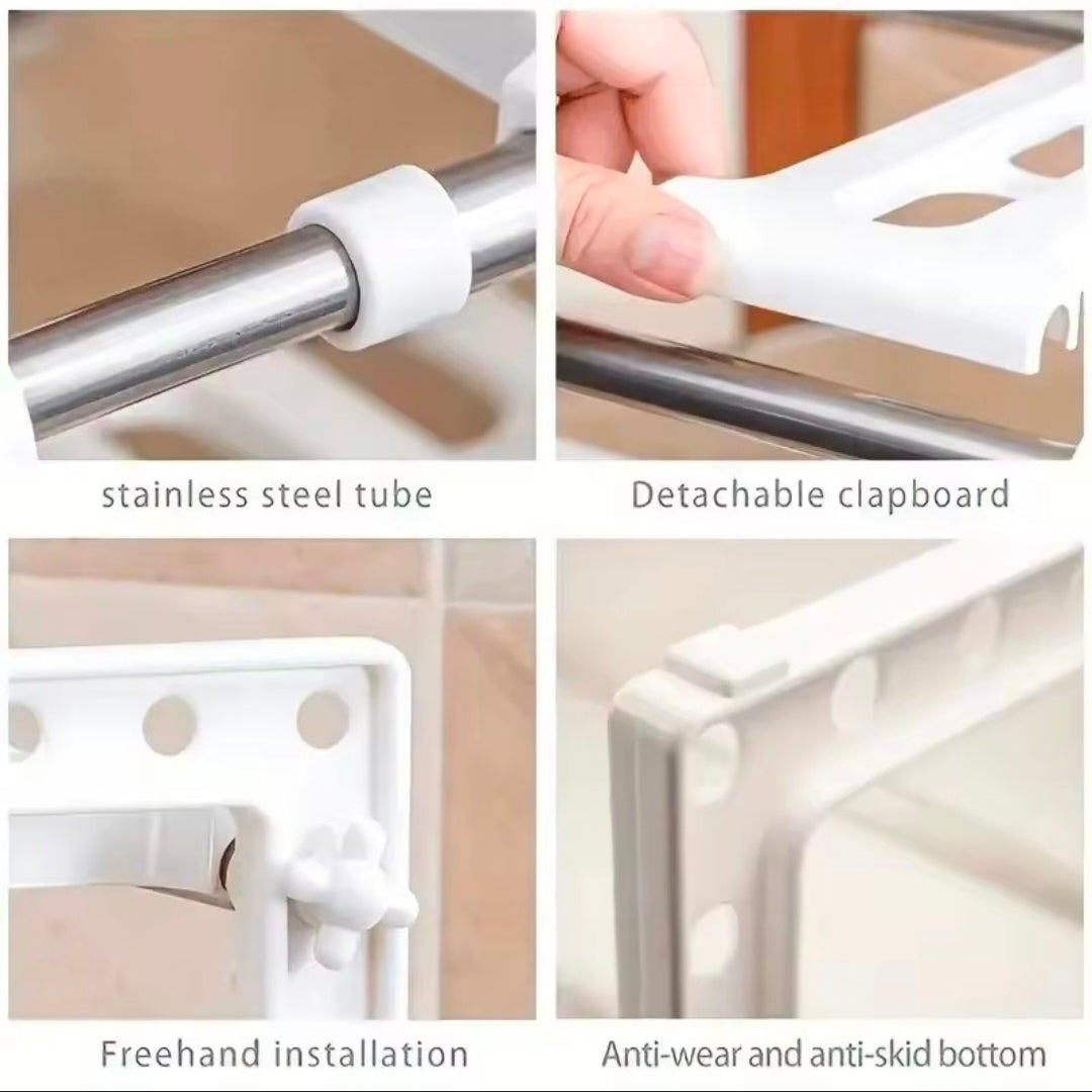 Cabinet Organizer Shelves Stackable kitchen Counter Shelves Cabinet Organizer And Storage Pantry Organizer