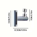 1 Piece 4 in 1 Kitchen Sink Faucet with Universal Swivel Shower Head, Splash Proof 360 Degree Rotation