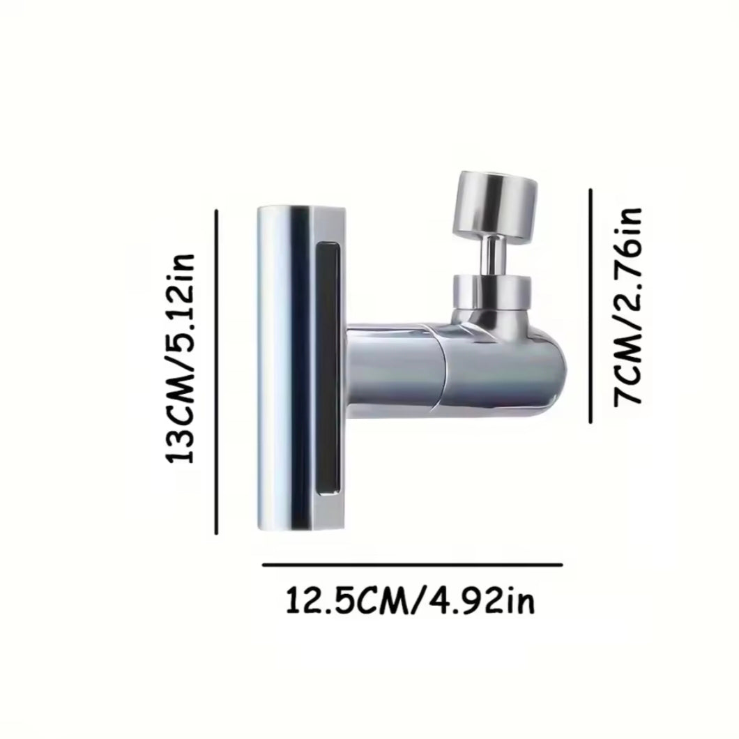 1 Piece 4 in 1 Kitchen Sink Faucet with Universal Swivel Shower Head, Splash Proof 360 Degree Rotation